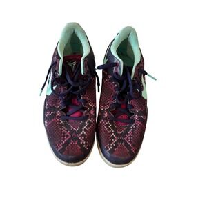 Nike Kobe 8 System Pit Viper 5Y‎ Purple Snakeskin Basketball Shoes 555586-500